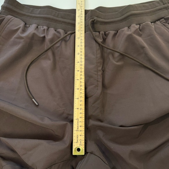 Old Navy 3X Brown Pull-on Jogger Crop Pants Pockets Elastic Waist Drawstring - Picture 10 of 15